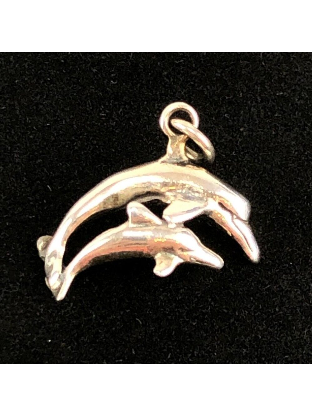 Sterling Silver 925 Dolphin Charm Pendant 2.02g